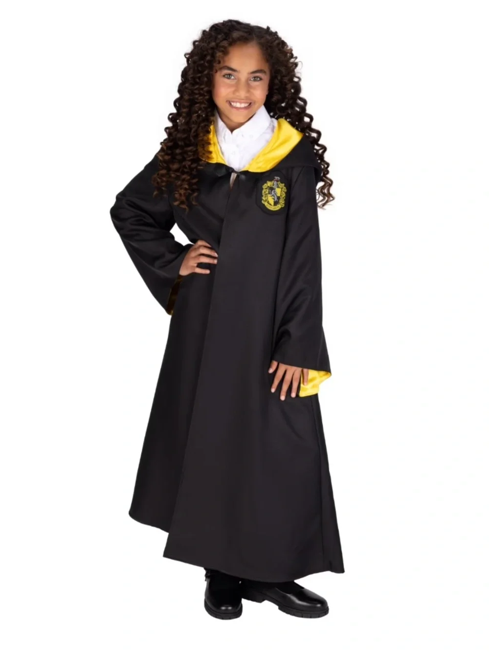 Harry Potter Iconic Dress Up Pretend and Play Hufflepuff Robe for Child Ages 10+